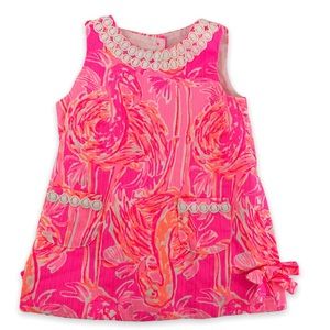 Lilly Pulitzer Shift Dress Tappin It Back Tiki Pink